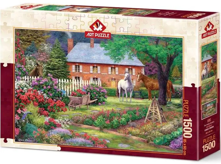 The Horse Garden - Art Puzzle - 5397 - 1500 pezzi.