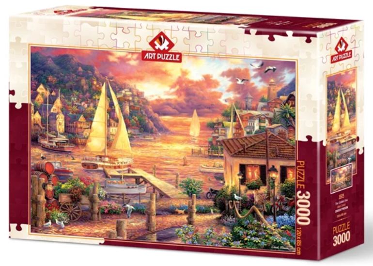 The Golden Sea - Art Puzzle - 5524 - 3000 pezzi.