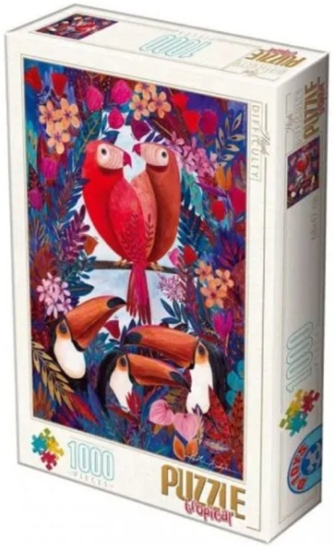 Uccelli esotici - D-Toys -72887-01 - 1000 pezzi.