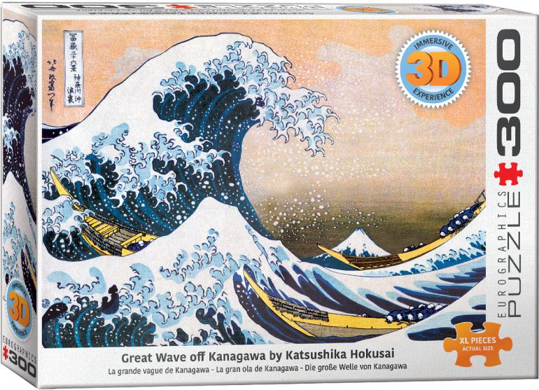 Great Wave off Kanagawa by Katsushika Hokusai - Eurographics - 6331-1545 - 300  pezzi.