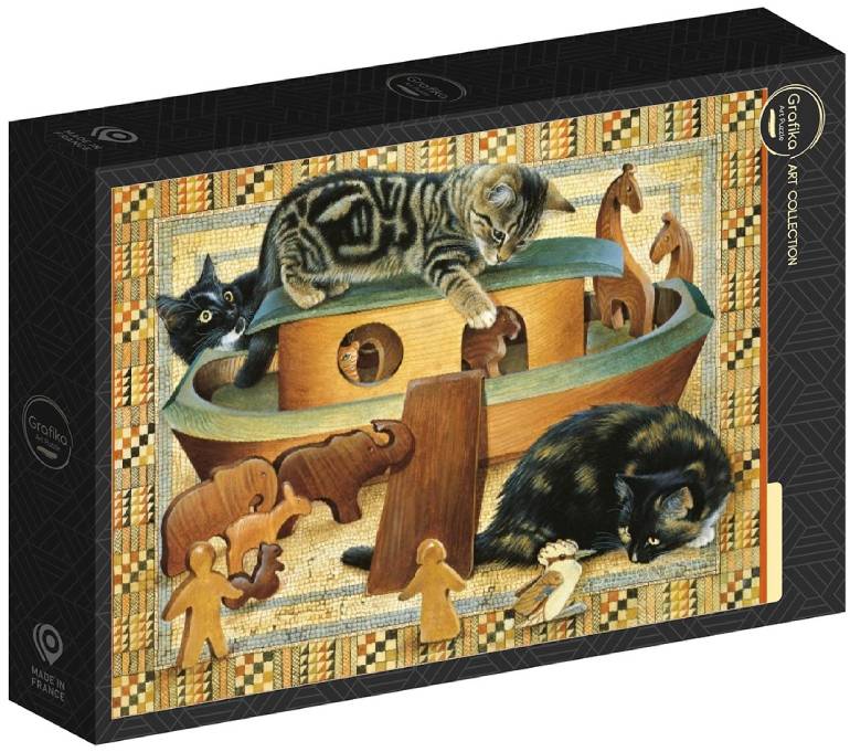 Kittens playing in Noah's Ark - Grafika - 32704 - 1000 pezzi.