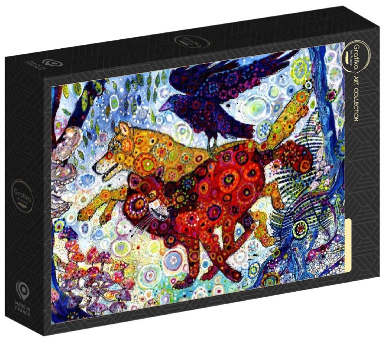 Wolves in a blue Wood - Grafika Kids - 32244 - 500 pezzi.