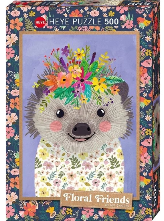 Floral Friends - Funny Hedgehog - Heye - 29952 - 500 pezzi.