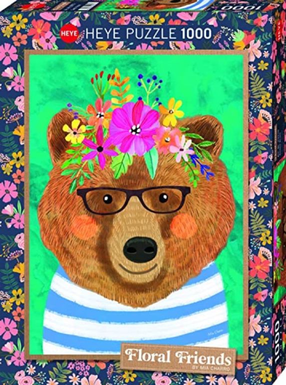 Floral Friends - Gentle Bruin - Heye - 29970 - 1000 pezzi.