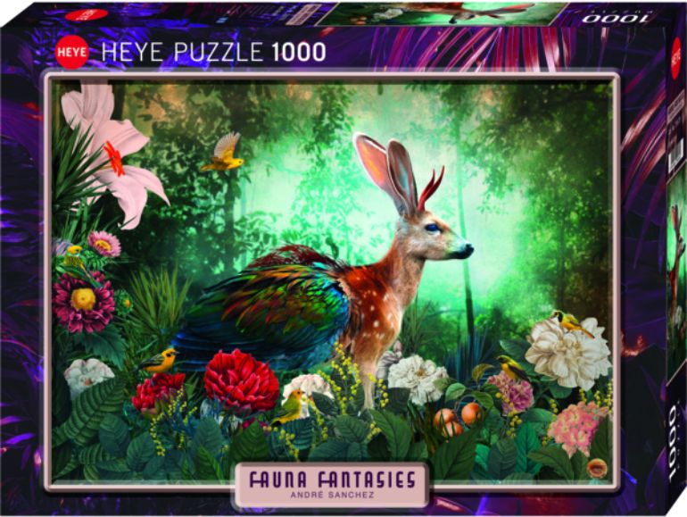 Fauna Fantasies: Jackalope - Heye - 29979 - 1000 pezzi.