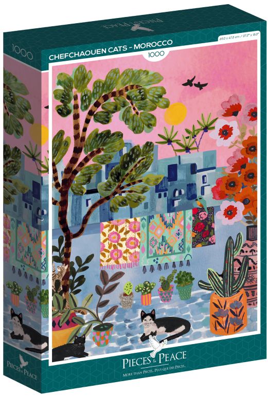 Chefchaouen Cats - Morocco - Pieces & Peace - 0038 - 1000 pezzi.