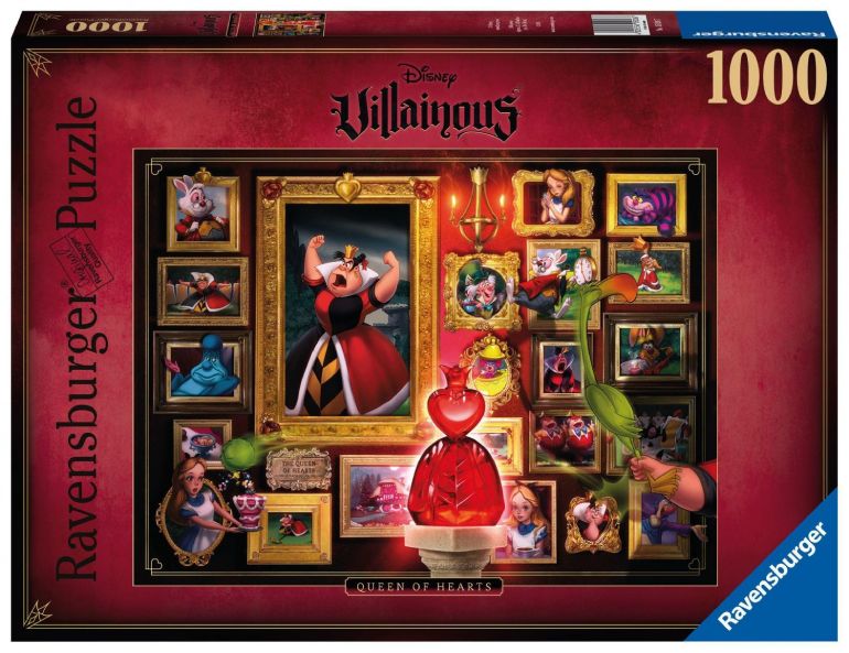 Villainous: Queen of Hearts - Ravensburger - 15026 - 1000 pezzi.