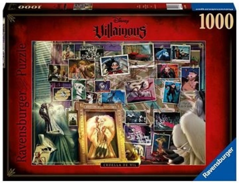 Villainous: Cruella De Vil - Ravensburger - 16886 - 1000 pezzi.