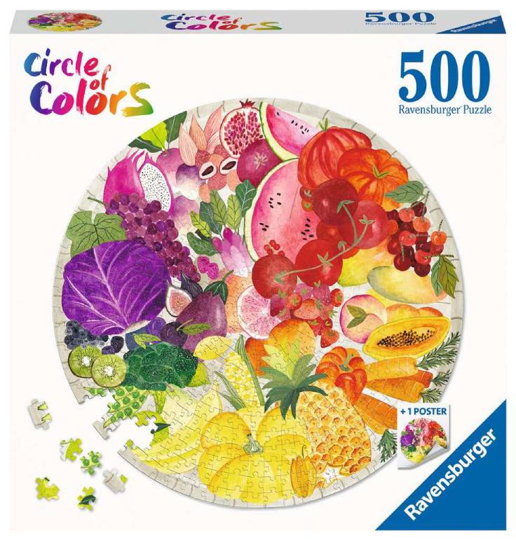 Circle of Colors: Frutta e Verdura by Sonia Cavallini - Ravensburger 17169 - 500 pz.