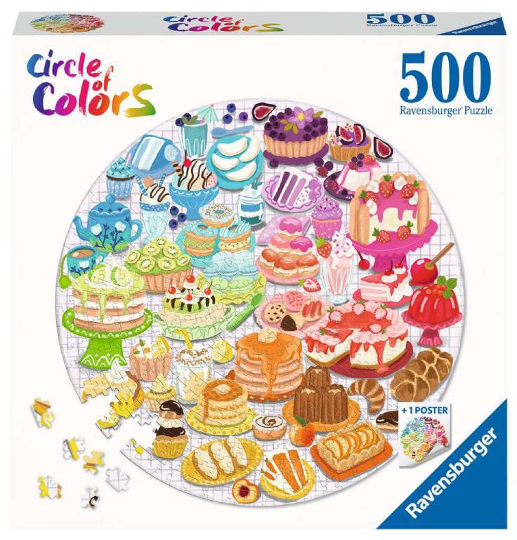 Circle of Colors: Dessert by Olivia Gibbs - Ravensburger 17171 - 500 pz.