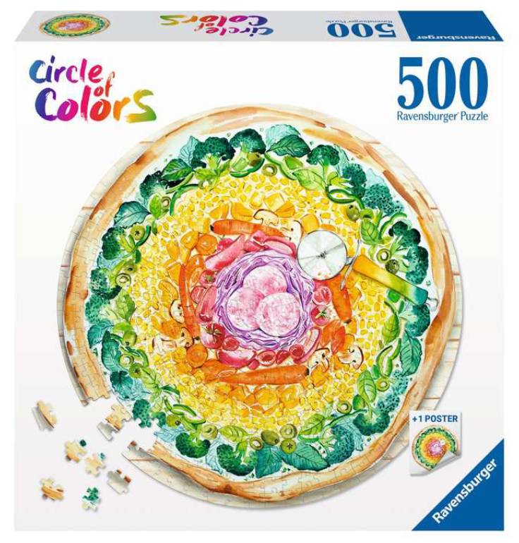 Circle of Colors: Pizza by Enya Todd - Ravensburger 17347 - 500 pz.