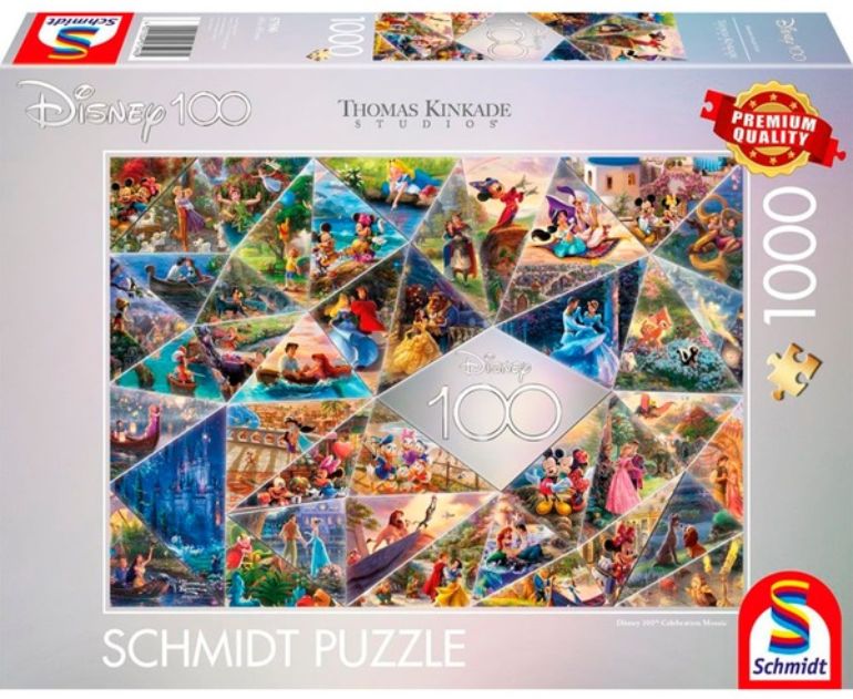 Disney 100th Celebration, Mosaic - Schmidt - 57596 - 1000 pezzi.