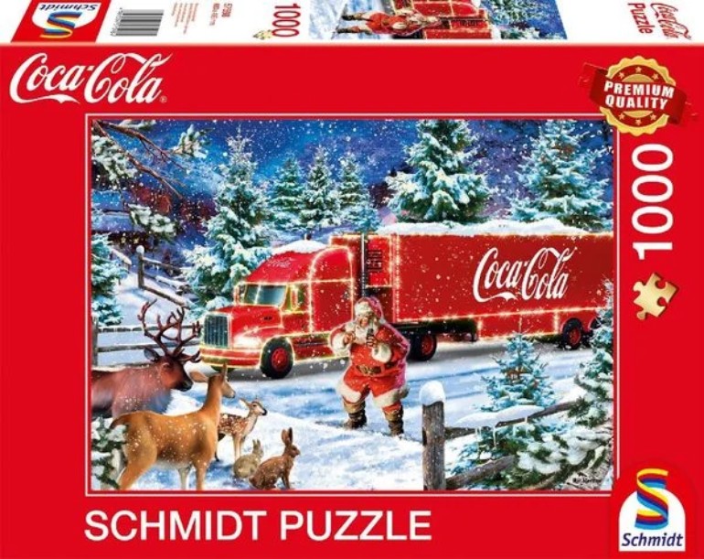 Il camion di Natale della Coca Cola - Schmidt - 57598 - 1000 pezzi.