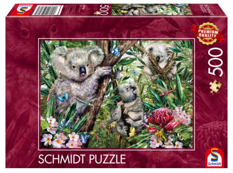 Cute koala family - Schmidt - 59706 - 500 pezzi.