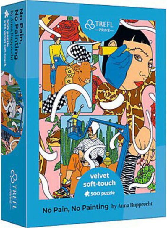 No Pain,No Painting by Anna Rupprecht - Trefl Prime Unlimited Fit Technology - 37423 - 500 pezzi.