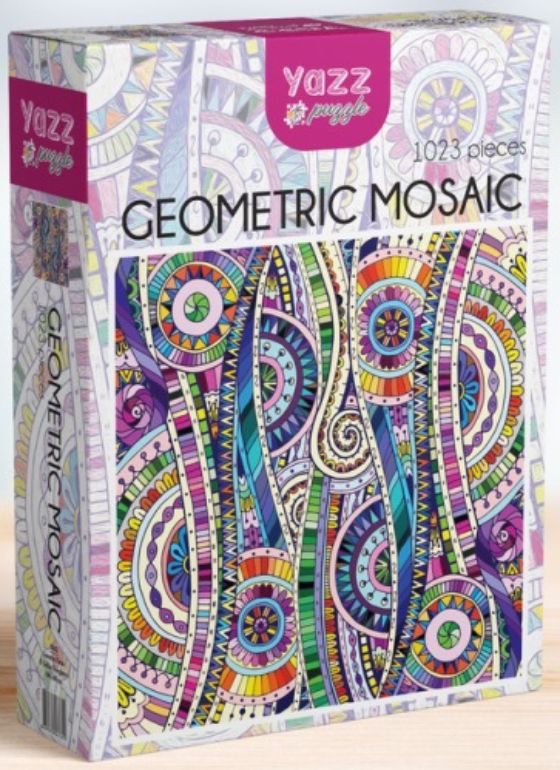 Geometric mosaic - Yazz Puzzle - 3842 - 1023 pezzi.