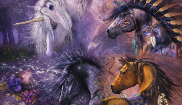 I puzzle di Laurie Prindle: fantasy, spiritualità e cavalli simbolici